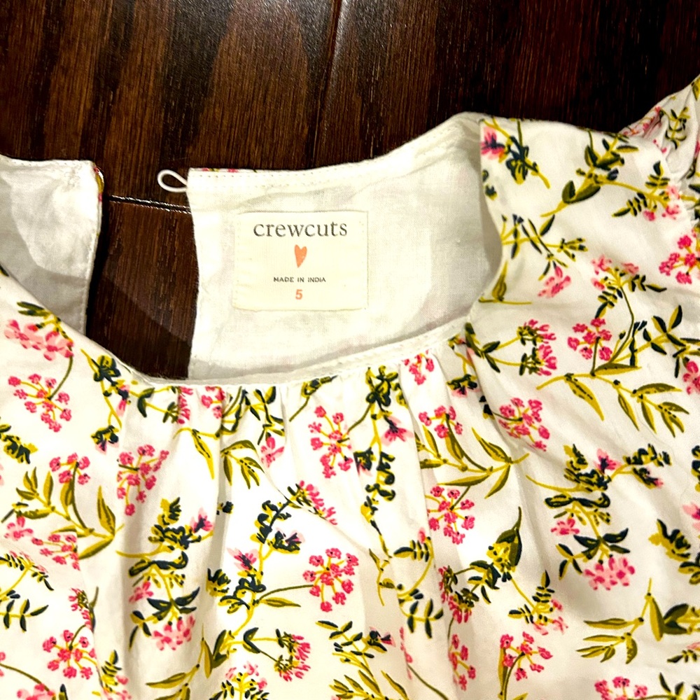 Girls Crewcuts Flower Dress 5T